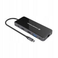 USB šakotuvas Conceptronic DONN15G, 12 jungčių, USB 3.2