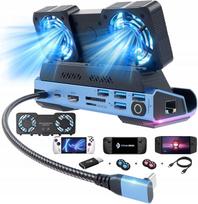 USB-C koncentratorius 13-in-1 su 4K 60Hz HDMI, Ethernet, USB 3.0, PD, SD, TF, RGB
