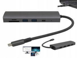 USB-C šakotuvas dviem monitoriams, tinkantis Chuwi Ultrabook nešiojamam kompiuteriui