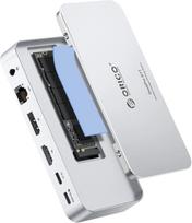 Dokavimo stotelė 11in1 su USB-C, 8TB M.2 NVMe/SATA, 100W PD, Ethernet