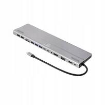 USB-C stotelė Renkforce 15in1, HDMI, RJ45, DP, VGA, nešiojamiesiems kompiuteriams