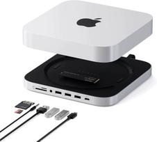 Stovas HUB su SSD NVMe/SATA dėklu ir USB-C 10Gb/s, skirtas Mac Mini M1/M2