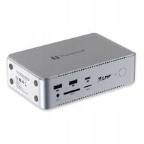 Dokas LMP ThunderDock TB5, 14 jungčių, Thunderbolt 5, 8K, 80Gb/s, 140 W maitinimas, 2x HDMI, 2.5GbE