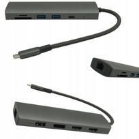 USB-C stotelė Medion, 4K HDMI, dviejų ekranų palaikymas, PD įkrovimas