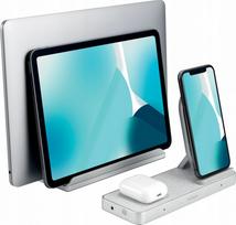 Įkrovimo stotelė Kensington StudioCaddy su belaidžiu Qi įkrovimu Apple įrenginiams