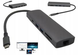 USB-C daugiafunkcis HUB Razer su SD, MicroSD kortelių skaitytuvu ir PD įkrovimu nešiojamiems kompiuteriams