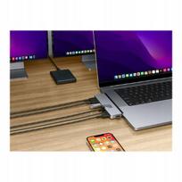 USB-C hubas HyperDrive DUO PRO 7-in-2, skirtas MacBook Air/Pro 2016–2020