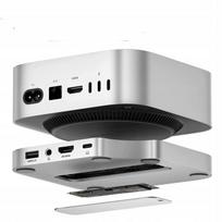 Dokinimo stotelė Mac Mini M4/M4 Pro, NVMe M.2, 40Gb/s, USB-A, aliuminis