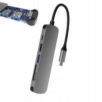 USB-C 5-ių jungčių stotelė, 100W, HDMI 4K 60Hz, 3x USB