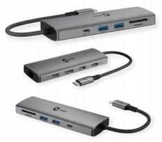 USB-C šakotuvas Dynabook, 2 monitoriams, 100W įkrovimas