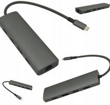 USB-C šakotuvas MSI nešiojamiesiems kompiuteriams su PD įkrovimu, SD ir MicroSD kortelių skaitytuvu