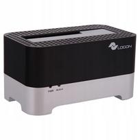 USB kabelis LOGON LHC030, 2.0, Type-B, juodas/sidabrinis