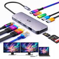 Dokavimo stotelė SAMSUNG USB-C, palaiko 2 monitorius, skirta nešiojamam kompiuteriui