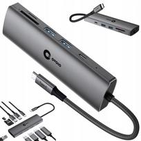 USB-C šakotuvas Huawei nešiojamam kompiuteriui, 2x HDMI, 4K DisplayPort, LAN Ethernet