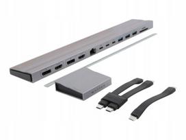 Dokas Hyper HyperDrive Triple-4K, skirtas Intel ir M1/M2 Pro/Max MacBook Pro