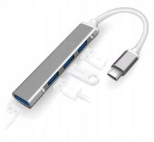 USB-C šakotuvas, 4 USB lizdai, Plug & Play, USB 3.1