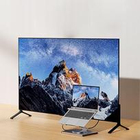 Dokavimo stotelė su tvirtu stovu, 4K 60Hz, be tinklo jungties, skirta nešiojamiesiems kompiuteriams ir telefonams
