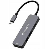 Adapteris Verbatim USB-C į HDMI ir USB-A 3.2, aliuminis
