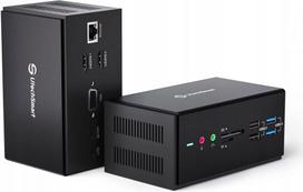 USB-C stotelė UtechSmart 14 viename, palaiko 3 monitorius, 2x HDMI, VGA