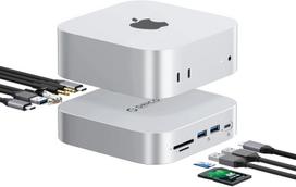 Prijungimo stotelė Mac Mini M4, 8 jungtys, USB 3.2, 10Gb/s, Ethernet 2.5G