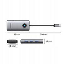 USB-C prijungimo stotelė 6in1: USB-A, USB-C, HDMI, RJ45, PD 100W, 4K 30Hz, 2.5G