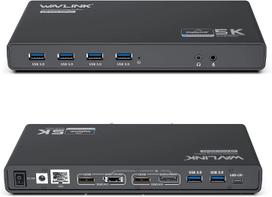 USB-C dokas 13-in-1 su dviem HDMI, DP, 65W įkrovimu ir Ethernet