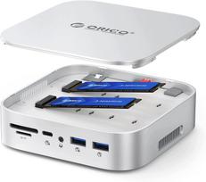 Dokavimo stotelė Mac Mini 10-in-1 su dviguba NVMe SSD, HDMI 4K ir USB-C