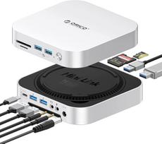 Dokavimo stotelė Mac Mini M4, 9 jungtys, USB 10Gb/s, M.2 NVMe, SATA