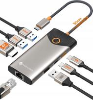 USB C NOVOO 7-in-1 dokas su HDMI 460Hz