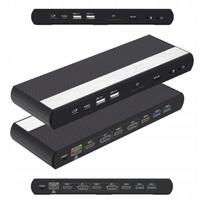 Dokavimo stotelė 17in1 su DisplayPort 4K, USB-C 4K, 1000Mbps Ethernet