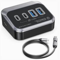 USB šakotuvas 4 jungčių, USB 3.2 Gen2, suderinamas su MacBook ir iMac