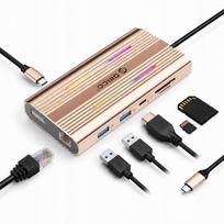 Dokavimo stotelė ORICO 12in1 USB-C, RJ45, DisplayPort, HDMI 4K 60Hz, PD 100W