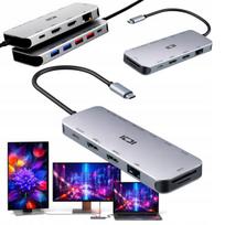 USB-C dokas nešiojamam kompiuteriui, palaiko 2 monitorius, HDMI jungtis