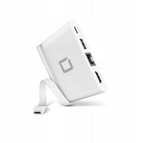 USB-C šakotuvas DICOTA, 4in1 su HDMI ir Power Delivery