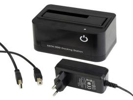 Korpusas su USB klonuokliu HDD/SSD diskams 2.5"/3.5