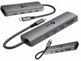 USB-C šakotuvas Samsung, 100 W, keli prievadai, įkrovimas, palaiko 2 monitorius