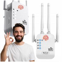 Belaidis tinklo stiprintuvas ZAM LAN, 2.4GHz, 300Mbps, be programėlės