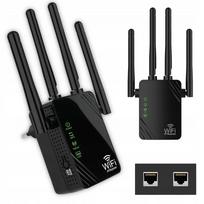 Belaidis WiFi stiprintuvas, 300Mb/s, 2,4 GHz, 4 antenos, RJ45
