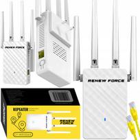 Wi-Fi signalo stiprintuvas REAPETEER, 2.4G, 4 antenos, didelis veikimo nuotolis