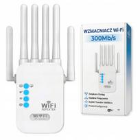 Wi-Fi signalo stiprintuvas, 300Mbps, 100 m veikimo nuotolis, 6 antenos, repeater