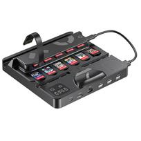 Įkrovimo stotelė Unitek Switch, 4K HDMI, USB-C, kortelių skaitytuvas