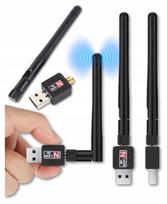 Belaidė USB tinklo kortelė su antena, iki 300Mbps, veikimo nuotolis iki 30 m