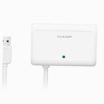 USB šakotuvas 3.0 su 3 jungtimis ir „Gigabit Ethernet“ adapteriu, baltas