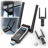 Belaidė tinklo plokštė EDUP WiFi 6 adapteris, USB 3.0, 2.4GHz/5GHz