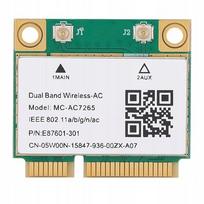 Tinklo plokštė Wi-Fi PCIe AC7265, 1200Mbps, dviejų dažnių, su Bluetooth, kompiuteriui