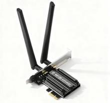 Belaidžio ryšio plokštė FENVI AX5400, PCI-E, Wi-Fi 6E, tri-band (2.4/5/6 GHz), Bluetooth 5.3