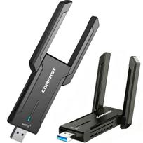 Belaidis USB 3.0 Wi-Fi adapteris, 5400Mbps, tri juostų (6/5/2.4 GHz), WPA3