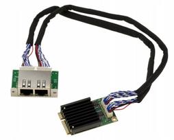 Tinklo plokštė KALEA-INFORMATIQUE MiniPCIe, 2x RJ45, 2.5Gbps