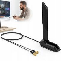 Išorinė WiFi antena 6E, 9 dBi, su magnetu, 2 m laidu, RP-SMA