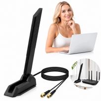 WiFi antena 2.4 GHz / 5 GHz, dvikryptė, SMA, 9 dBi